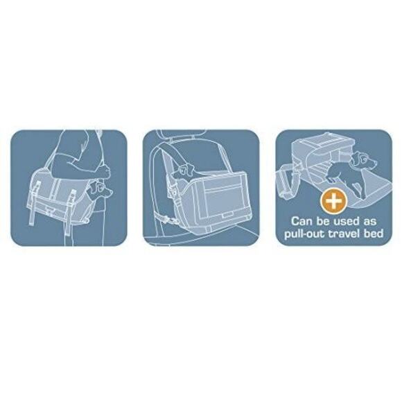 kurgo k9 Courier dog carrier Red Pet Carrier/Booster Travel Bag NO STRAPS - Picture 7 of 7